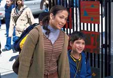 Jennifer Lopez and Tyler Posey in Columbia's Maid In Manhattan - 2002 