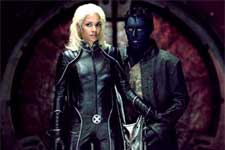 Halle Berry as Storm and Alan Cumming as Nightcrawler in 20th Century Fox's X2: X-Men United - 2003 